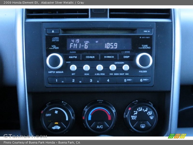 Alabaster Silver Metallic / Gray 2009 Honda Element EX