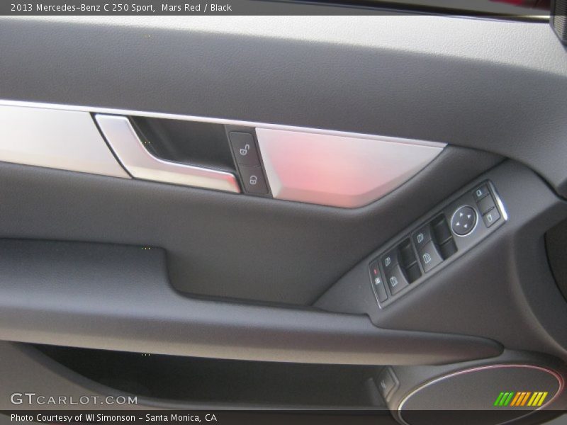 Mars Red / Black 2013 Mercedes-Benz C 250 Sport