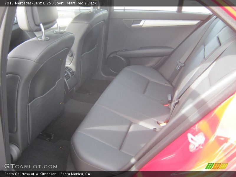 Mars Red / Black 2013 Mercedes-Benz C 250 Sport
