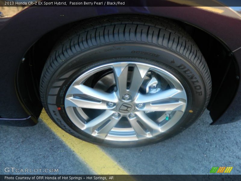 Passion Berry Pearl / Black/Red 2013 Honda CR-Z EX Sport Hybrid