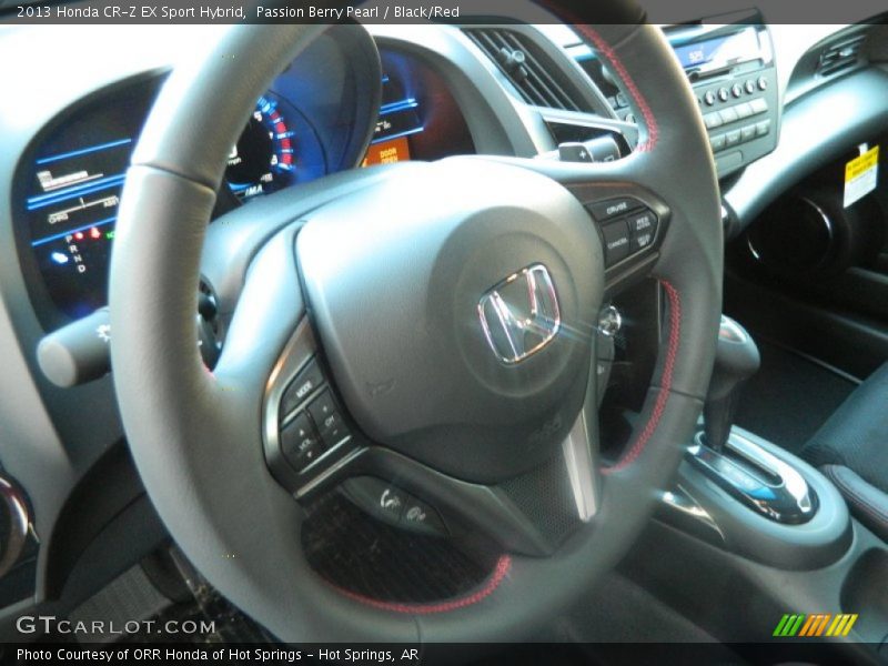 Passion Berry Pearl / Black/Red 2013 Honda CR-Z EX Sport Hybrid