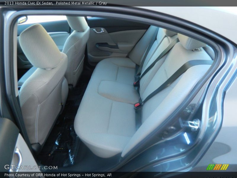 Polished Metal Metallic / Gray 2013 Honda Civic EX Sedan