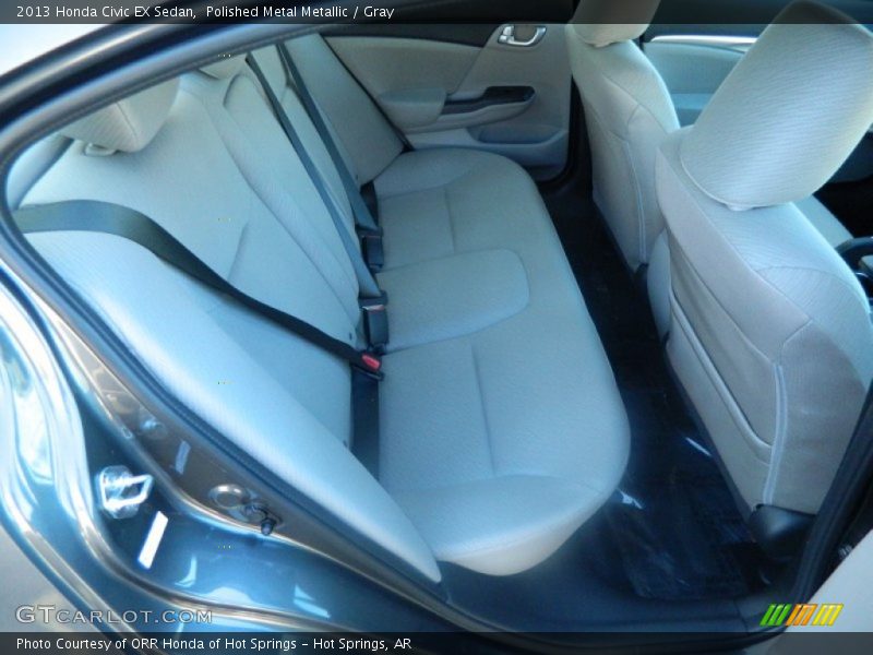 Polished Metal Metallic / Gray 2013 Honda Civic EX Sedan