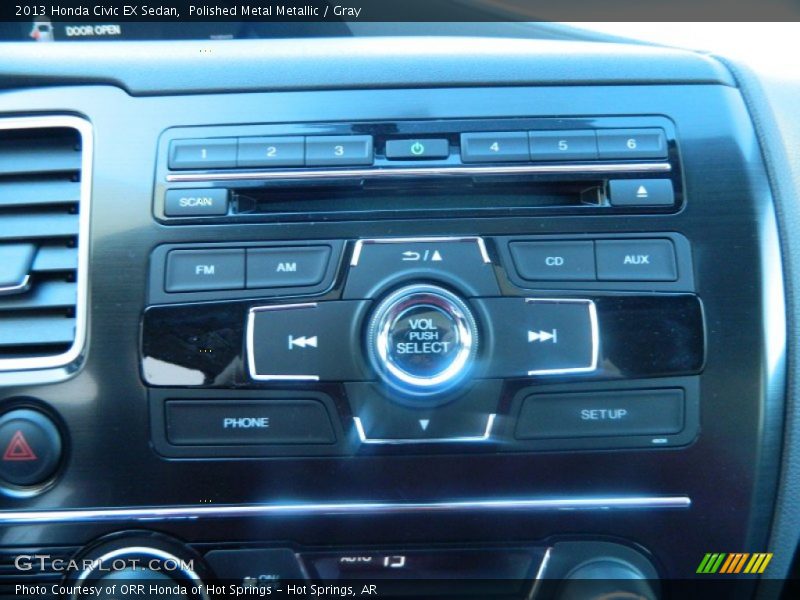 Polished Metal Metallic / Gray 2013 Honda Civic EX Sedan
