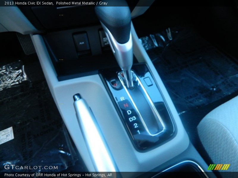 Polished Metal Metallic / Gray 2013 Honda Civic EX Sedan