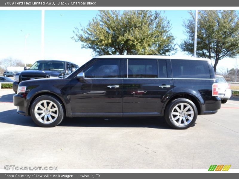 Black / Charcoal Black 2009 Ford Flex Limited AWD