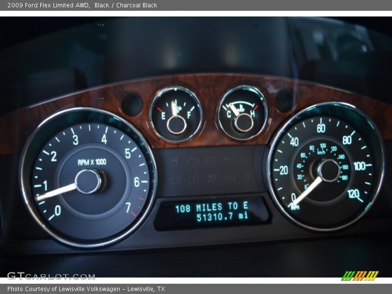 Black / Charcoal Black 2009 Ford Flex Limited AWD