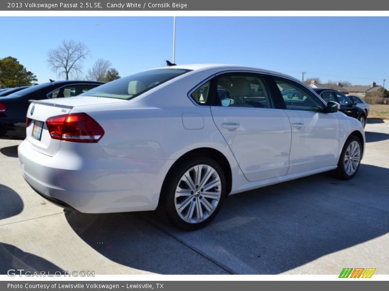 Candy White / Cornsilk Beige 2013 Volkswagen Passat 2.5L SE