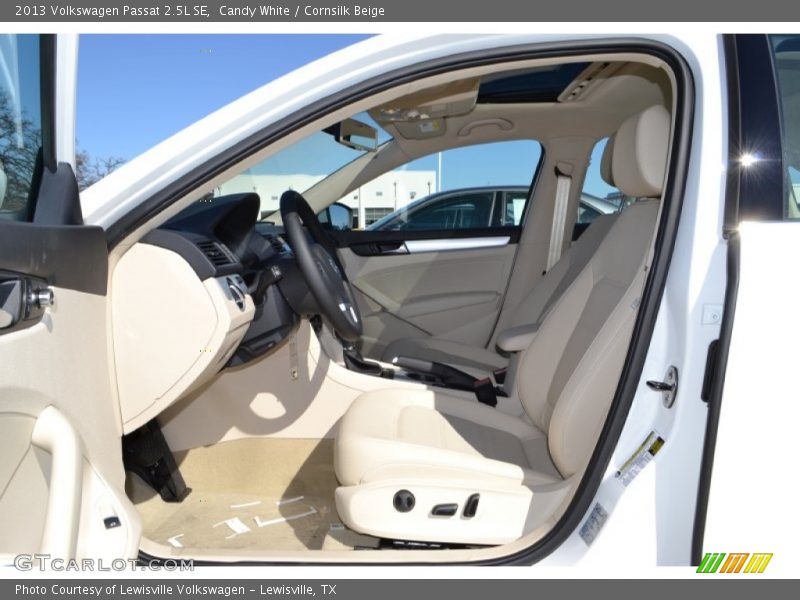 Candy White / Cornsilk Beige 2013 Volkswagen Passat 2.5L SE