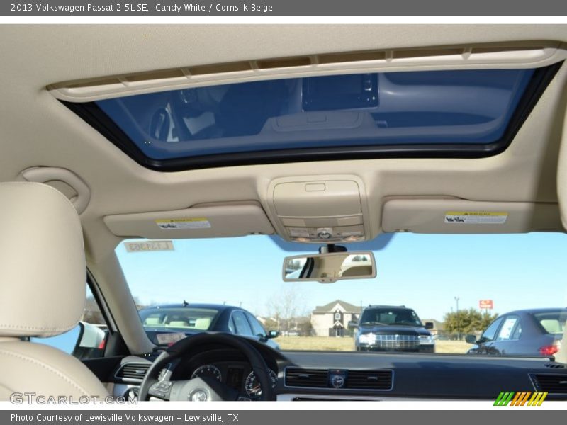 Candy White / Cornsilk Beige 2013 Volkswagen Passat 2.5L SE
