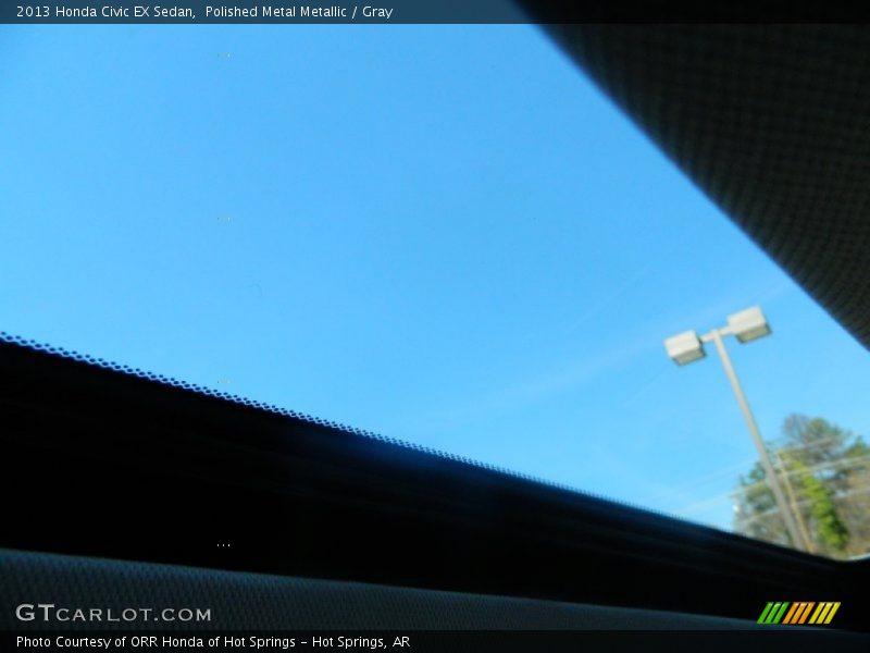 Polished Metal Metallic / Gray 2013 Honda Civic EX Sedan