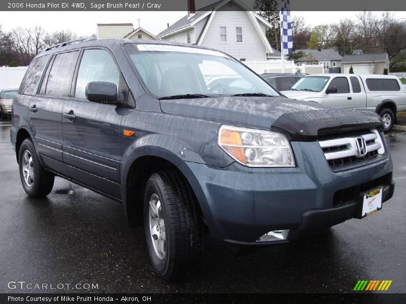 Sage Brush Pearl / Gray 2006 Honda Pilot EX 4WD
