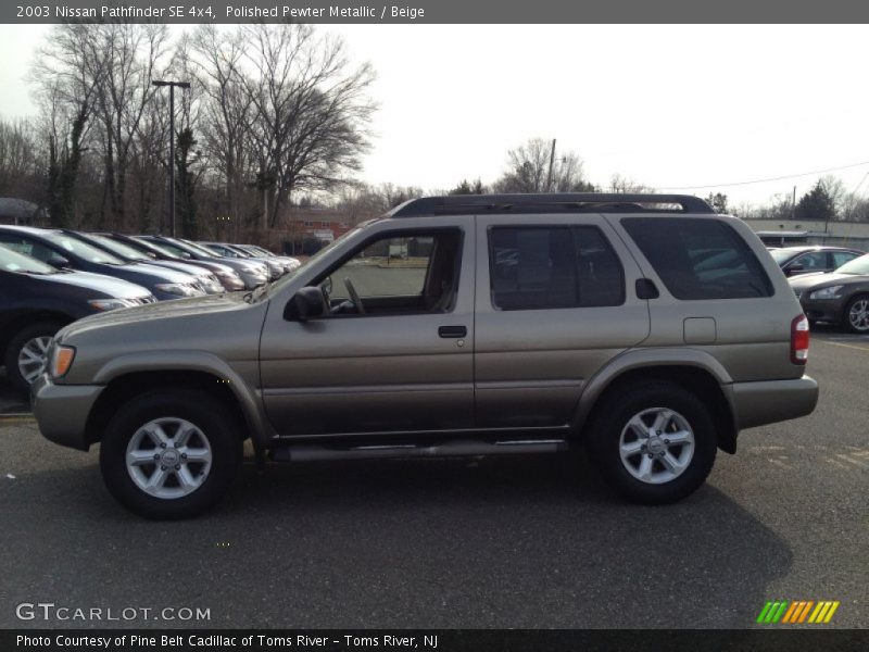 Polished Pewter Metallic / Beige 2003 Nissan Pathfinder SE 4x4