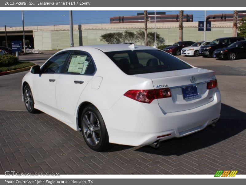 Bellanova White Pearl / Ebony 2013 Acura TSX