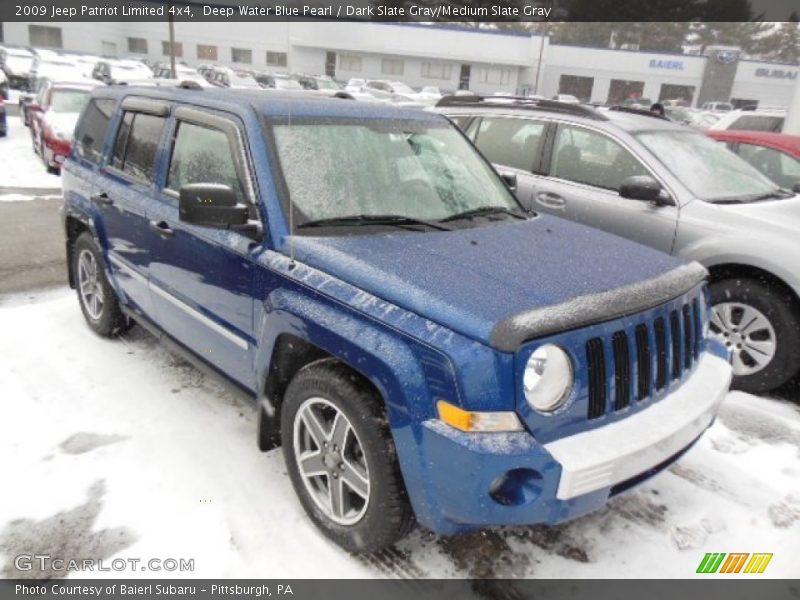 Deep Water Blue Pearl / Dark Slate Gray/Medium Slate Gray 2009 Jeep Patriot Limited 4x4