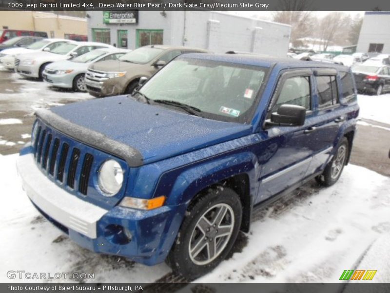 Deep Water Blue Pearl / Dark Slate Gray/Medium Slate Gray 2009 Jeep Patriot Limited 4x4
