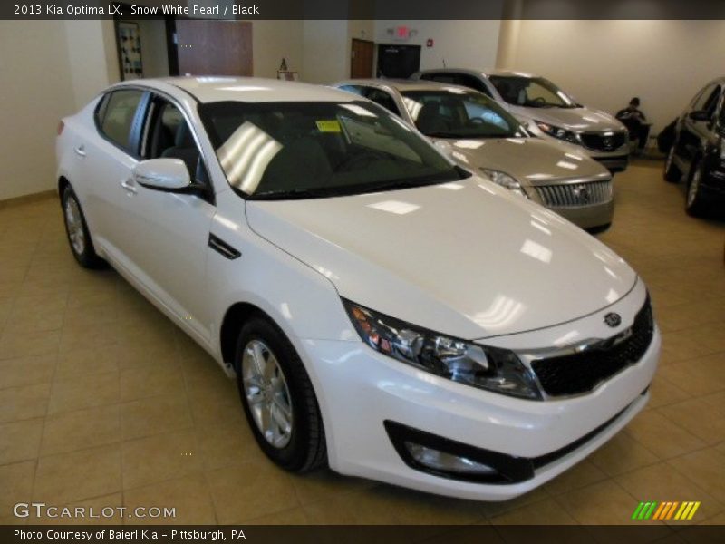 Snow White Pearl / Black 2013 Kia Optima LX