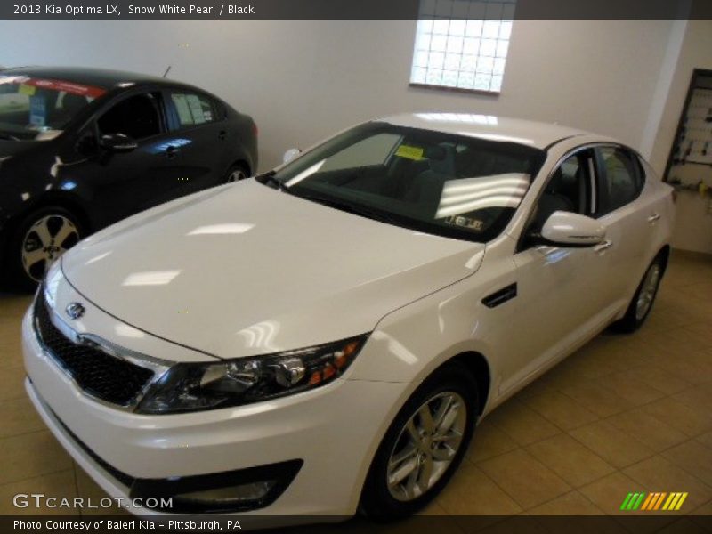 Snow White Pearl / Black 2013 Kia Optima LX