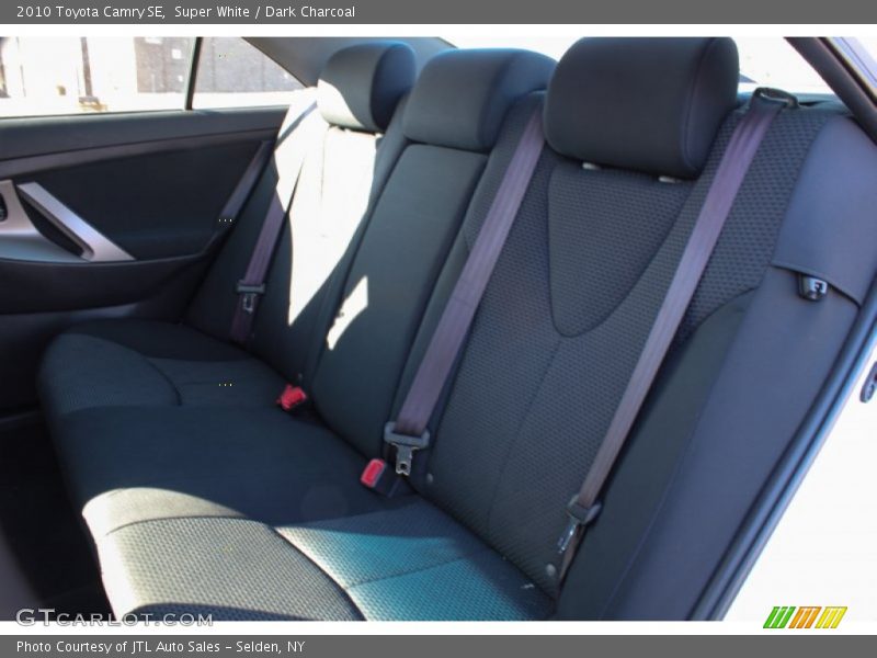 Super White / Dark Charcoal 2010 Toyota Camry SE