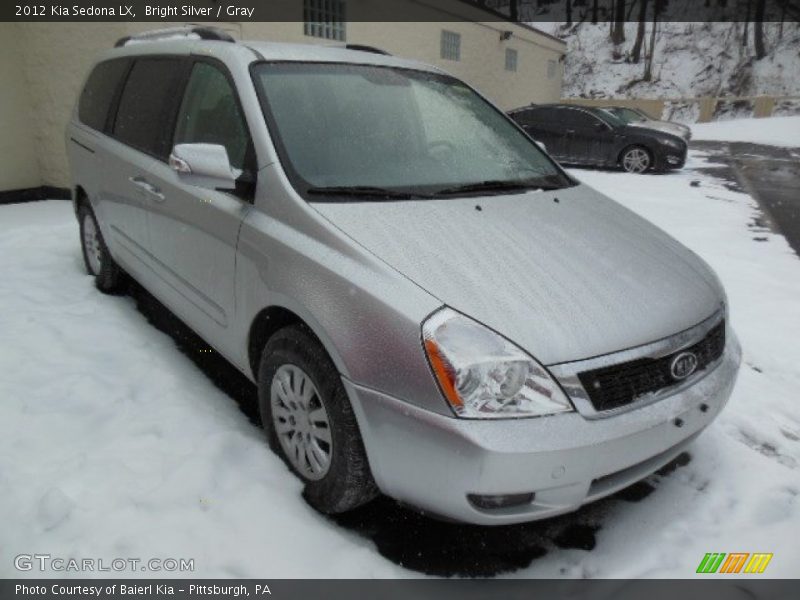 Bright Silver / Gray 2012 Kia Sedona LX