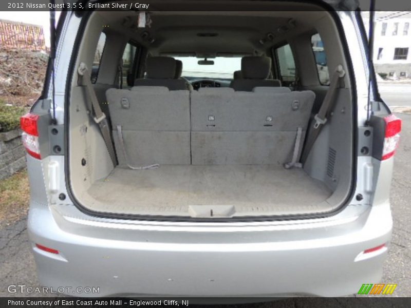 Brilliant Silver / Gray 2012 Nissan Quest 3.5 S