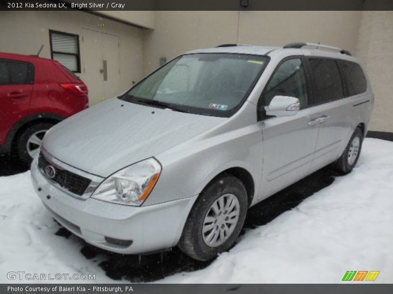 Bright Silver / Gray 2012 Kia Sedona LX