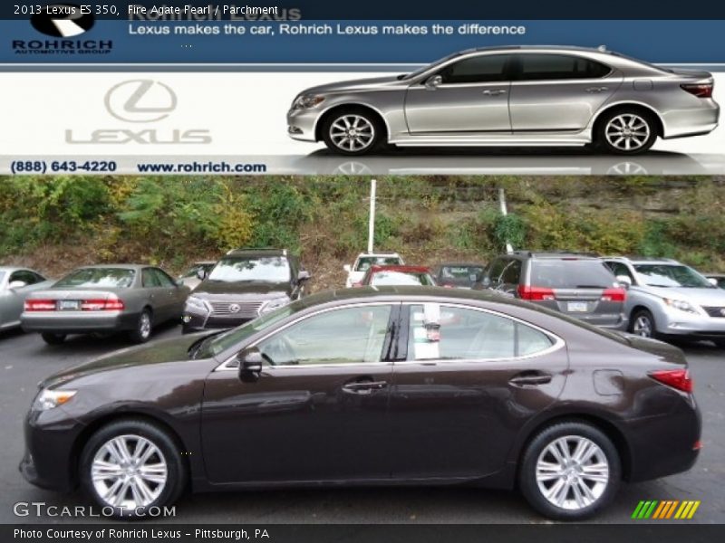 Fire Agate Pearl / Parchment 2013 Lexus ES 350