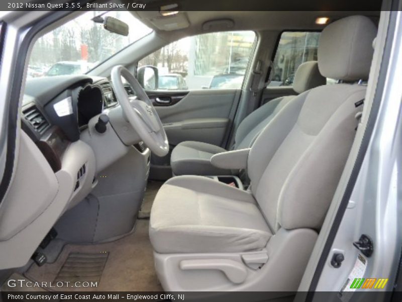 Brilliant Silver / Gray 2012 Nissan Quest 3.5 S