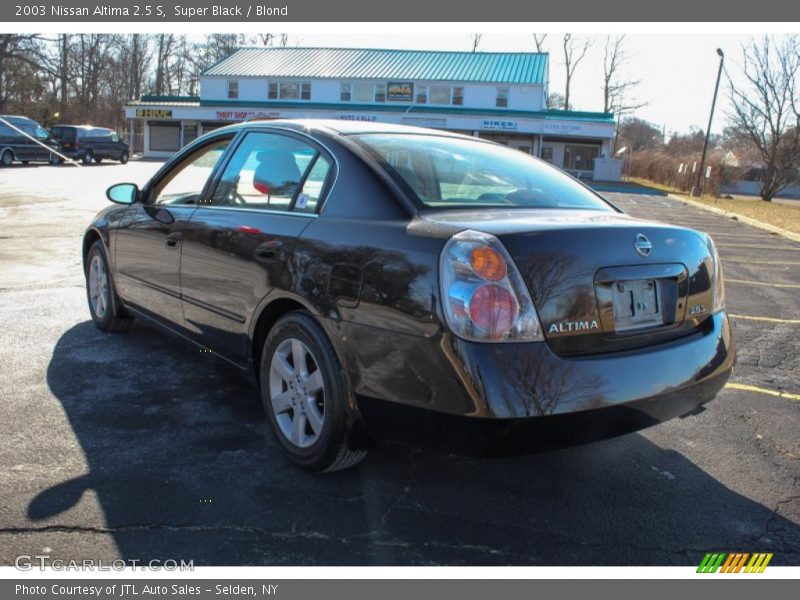 Super Black / Blond 2003 Nissan Altima 2.5 S