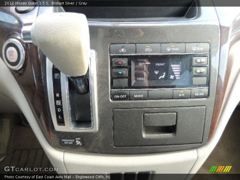 Brilliant Silver / Gray 2012 Nissan Quest 3.5 S