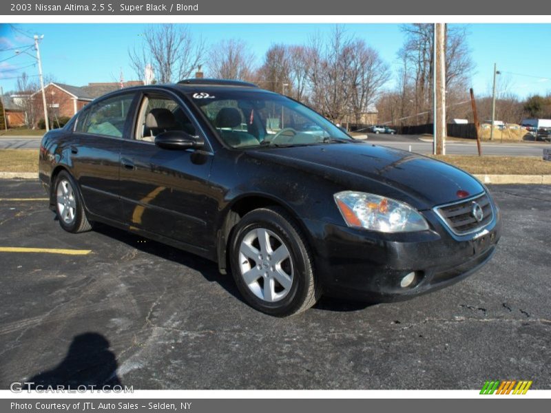 Super Black / Blond 2003 Nissan Altima 2.5 S
