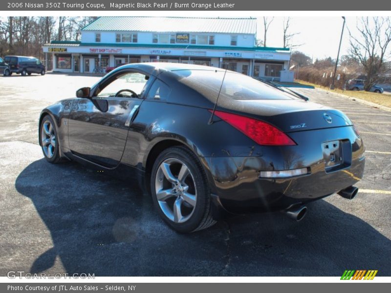 Magnetic Black Pearl / Burnt Orange Leather 2006 Nissan 350Z Touring Coupe