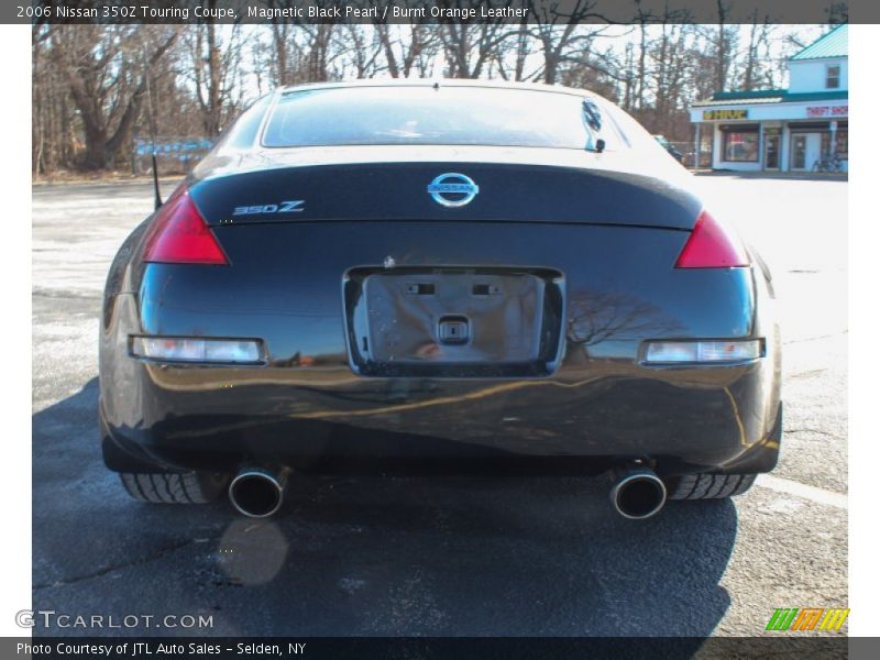 Magnetic Black Pearl / Burnt Orange Leather 2006 Nissan 350Z Touring Coupe