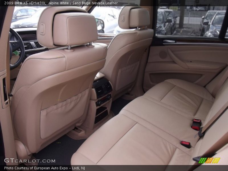 Alpine White / Sand Beige Nevada Leather 2009 BMW X5 xDrive30i