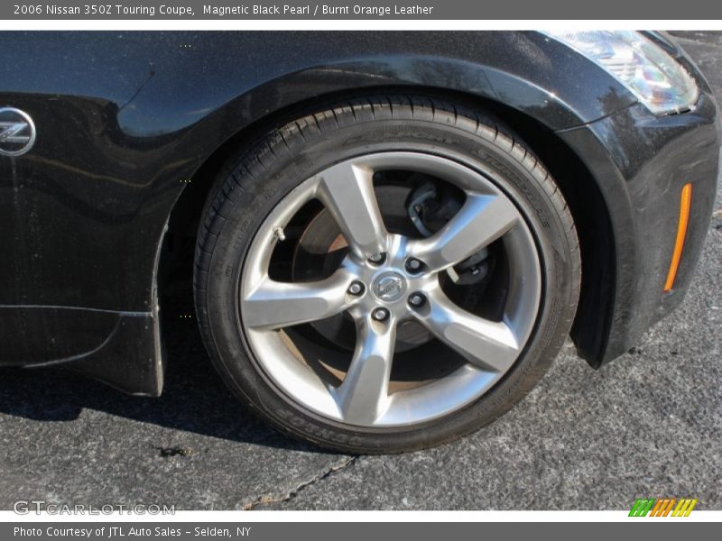 Magnetic Black Pearl / Burnt Orange Leather 2006 Nissan 350Z Touring Coupe