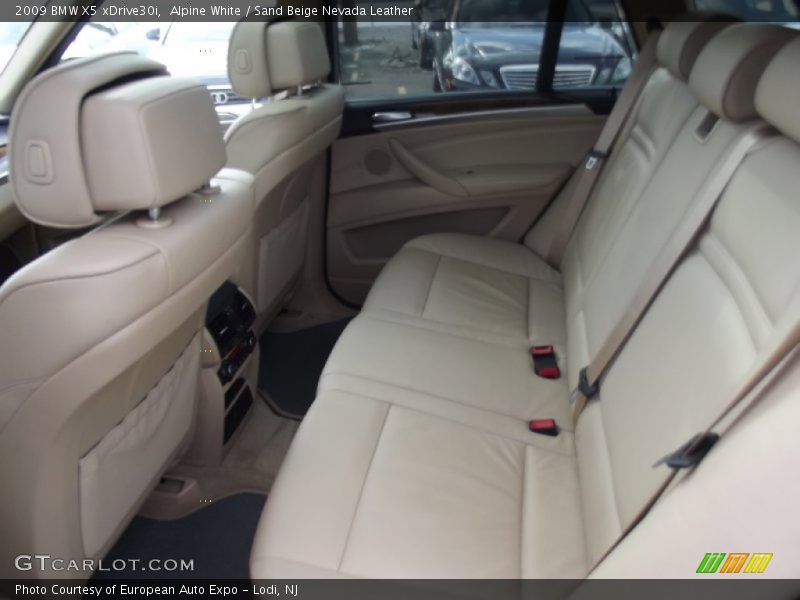 Alpine White / Sand Beige Nevada Leather 2009 BMW X5 xDrive30i