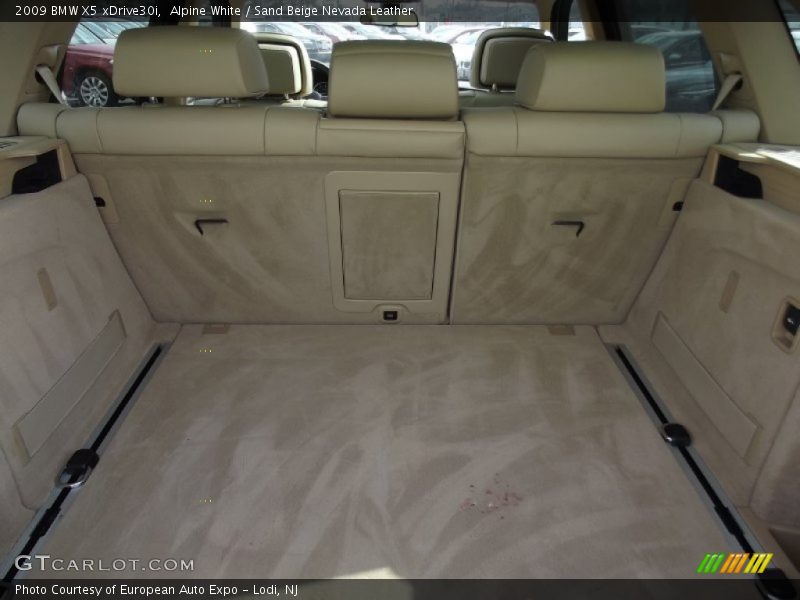 Alpine White / Sand Beige Nevada Leather 2009 BMW X5 xDrive30i