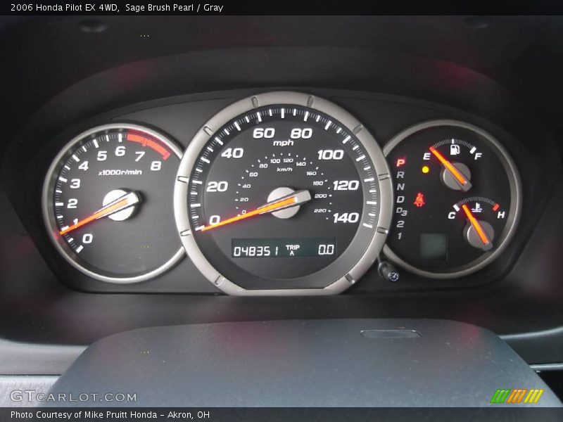 Sage Brush Pearl / Gray 2006 Honda Pilot EX 4WD