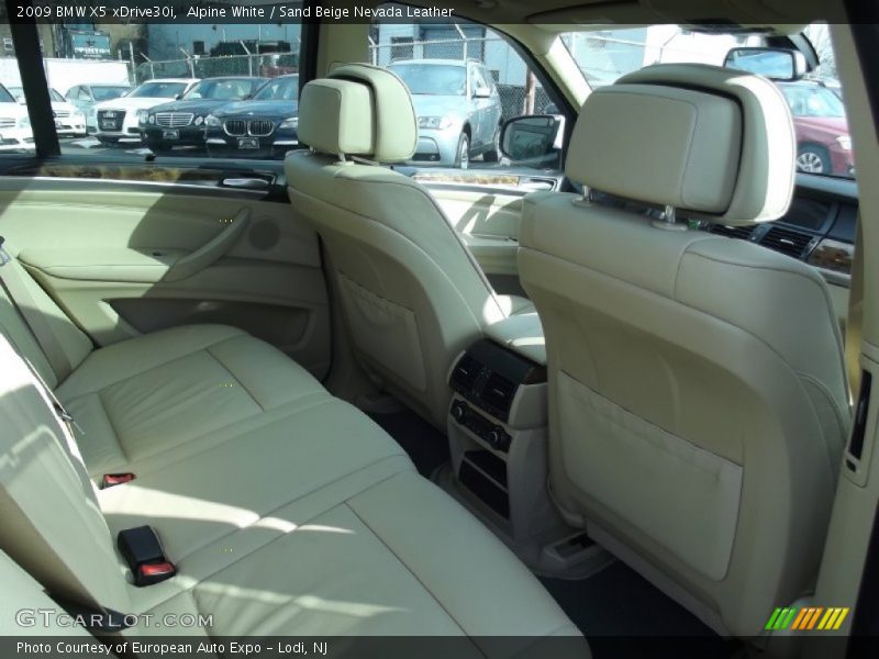 Alpine White / Sand Beige Nevada Leather 2009 BMW X5 xDrive30i