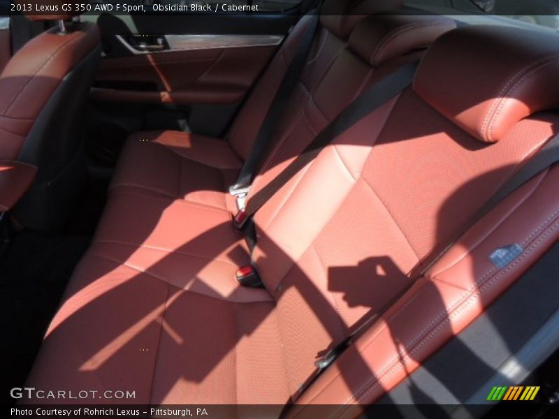 Obsidian Black / Cabernet 2013 Lexus GS 350 AWD F Sport
