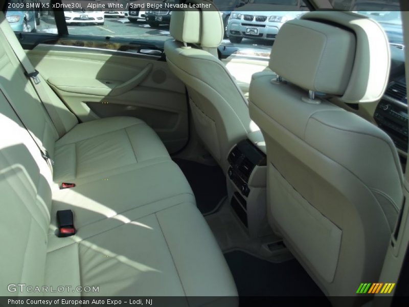 Alpine White / Sand Beige Nevada Leather 2009 BMW X5 xDrive30i