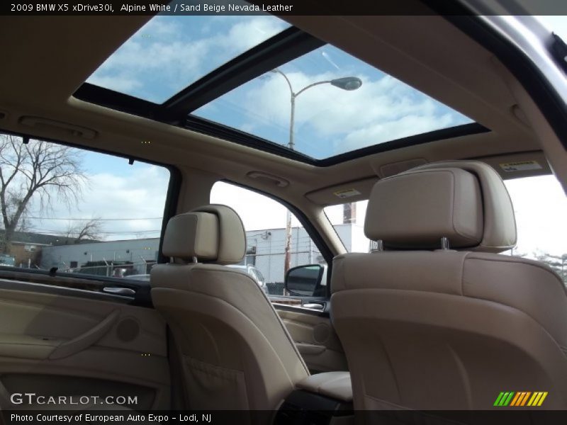 Alpine White / Sand Beige Nevada Leather 2009 BMW X5 xDrive30i