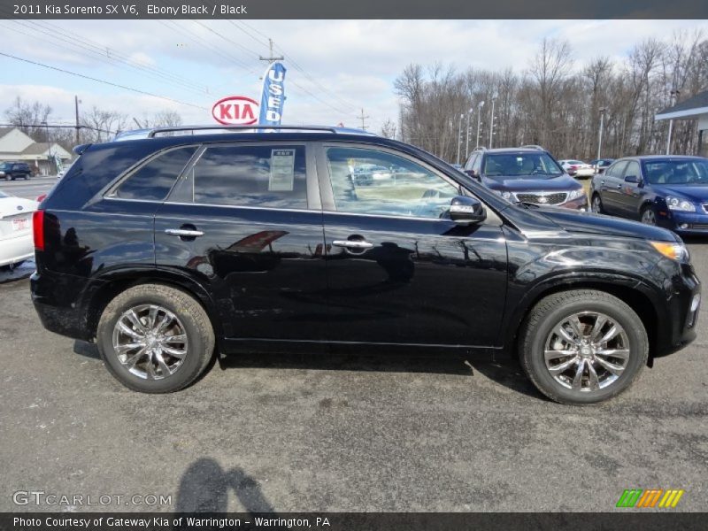 Ebony Black / Black 2011 Kia Sorento SX V6