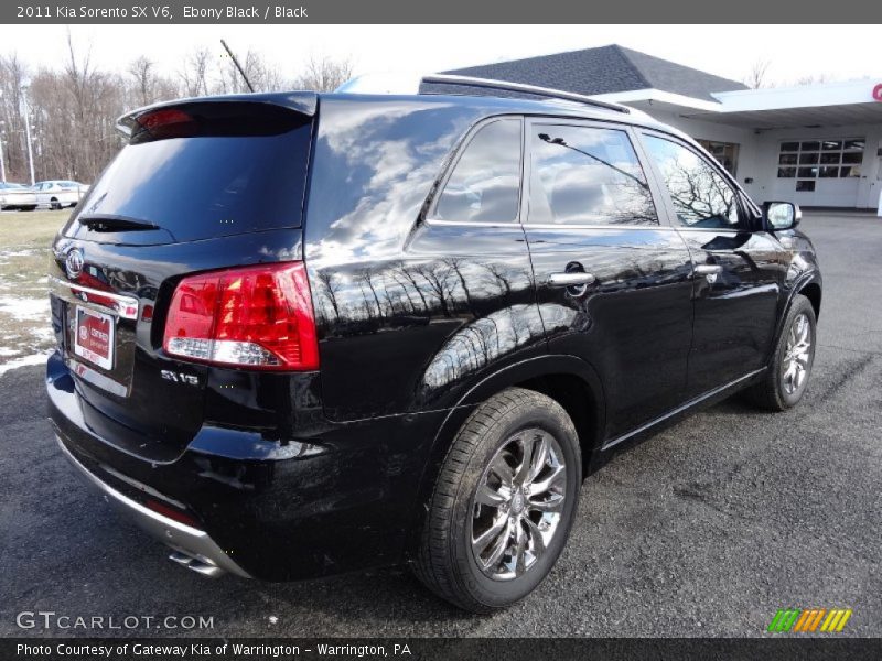 Ebony Black / Black 2011 Kia Sorento SX V6