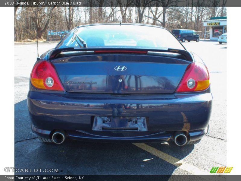 Carbon Blue / Black 2003 Hyundai Tiburon