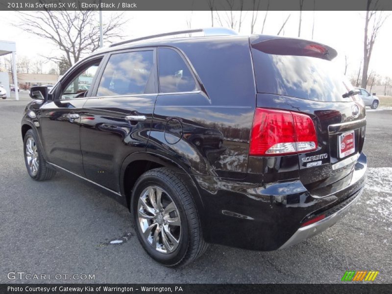 Ebony Black / Black 2011 Kia Sorento SX V6