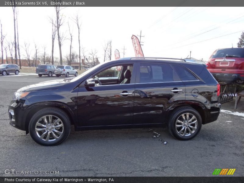 Ebony Black / Black 2011 Kia Sorento SX V6