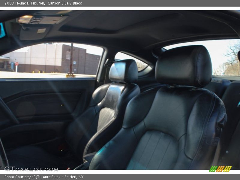 Carbon Blue / Black 2003 Hyundai Tiburon