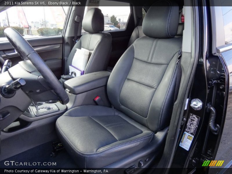 Ebony Black / Black 2011 Kia Sorento SX V6