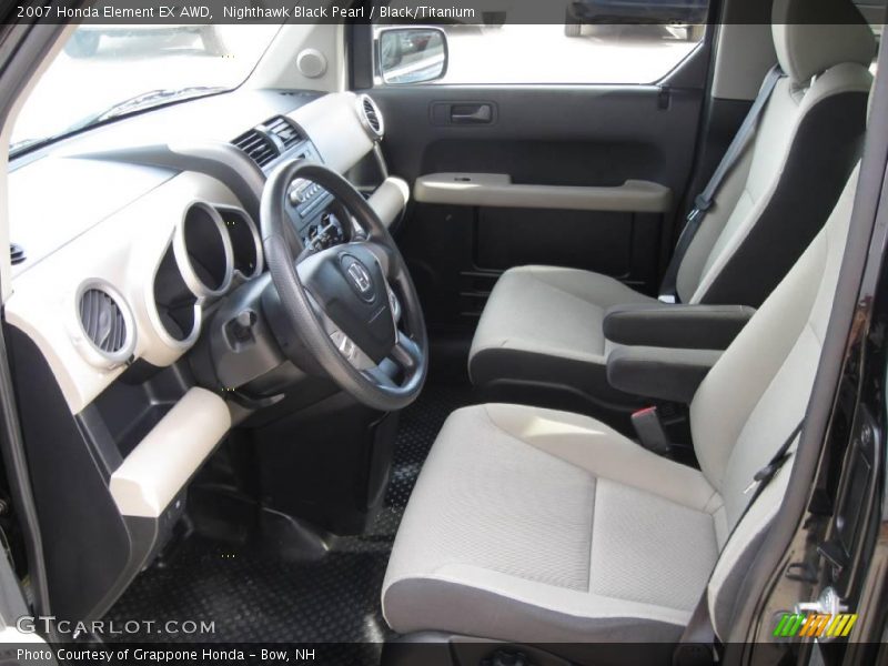 Nighthawk Black Pearl / Black/Titanium 2007 Honda Element EX AWD
